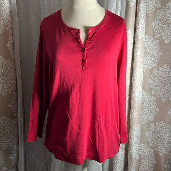 Three Dot long sleeve Top size large - Picture 1 of 6